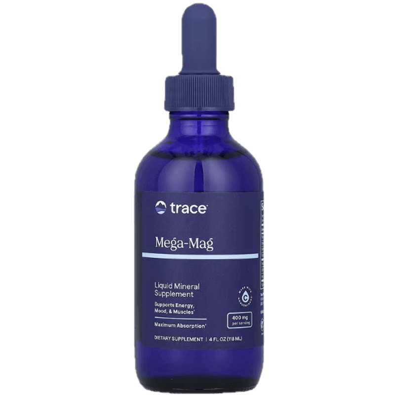 Trace Minerals Mega-Mag, Magnesium med Trace Minerals, 400 mg