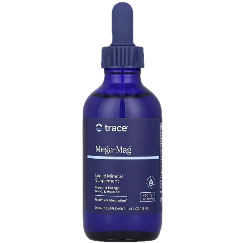 Trace Minerals Mega-Mag, Magnesium med Trace Minerals, 400 mg