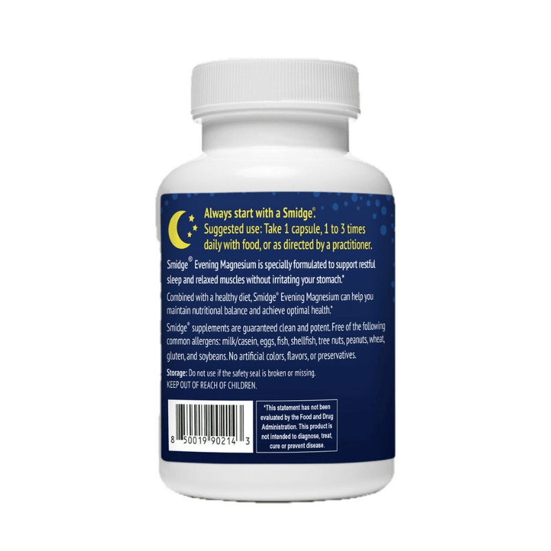 Smidge Evening Magnesium 60 kapsler