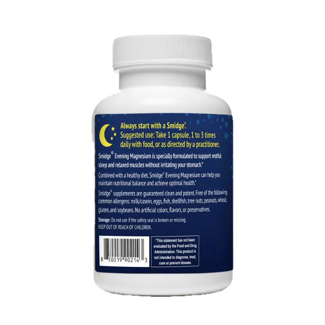 Hovedbilde Smidge Evening Magnesium 60 kapsler