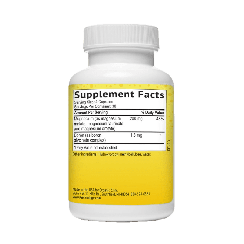 Smidge Morning Magnesium 120 kapsler